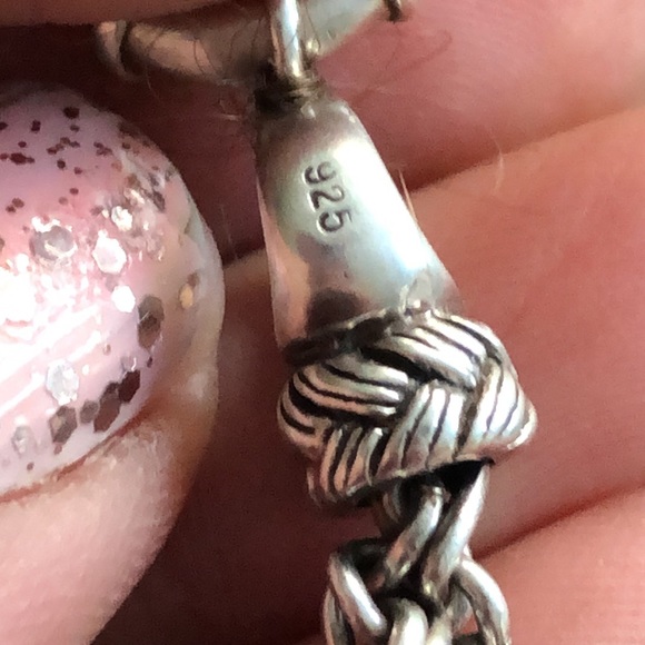 Andrea Candella Sterling and 14k gold large heart necklace. - Picture 10 of 15